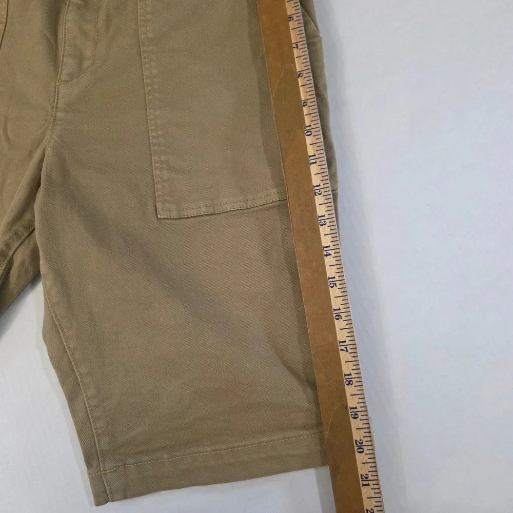 True Religion Patch Pkt Shorts Mens 32 Tan Khaki Flap Pocket Utility Cargo